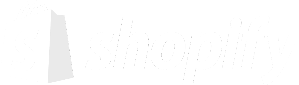 shopify logo white png