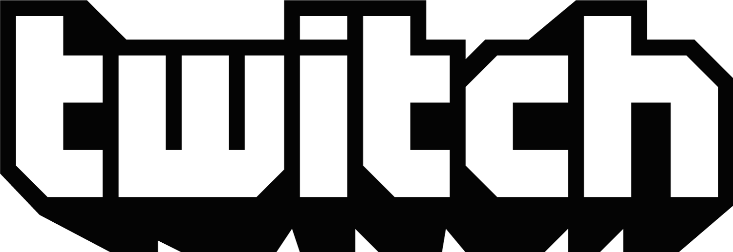 twitch logo black