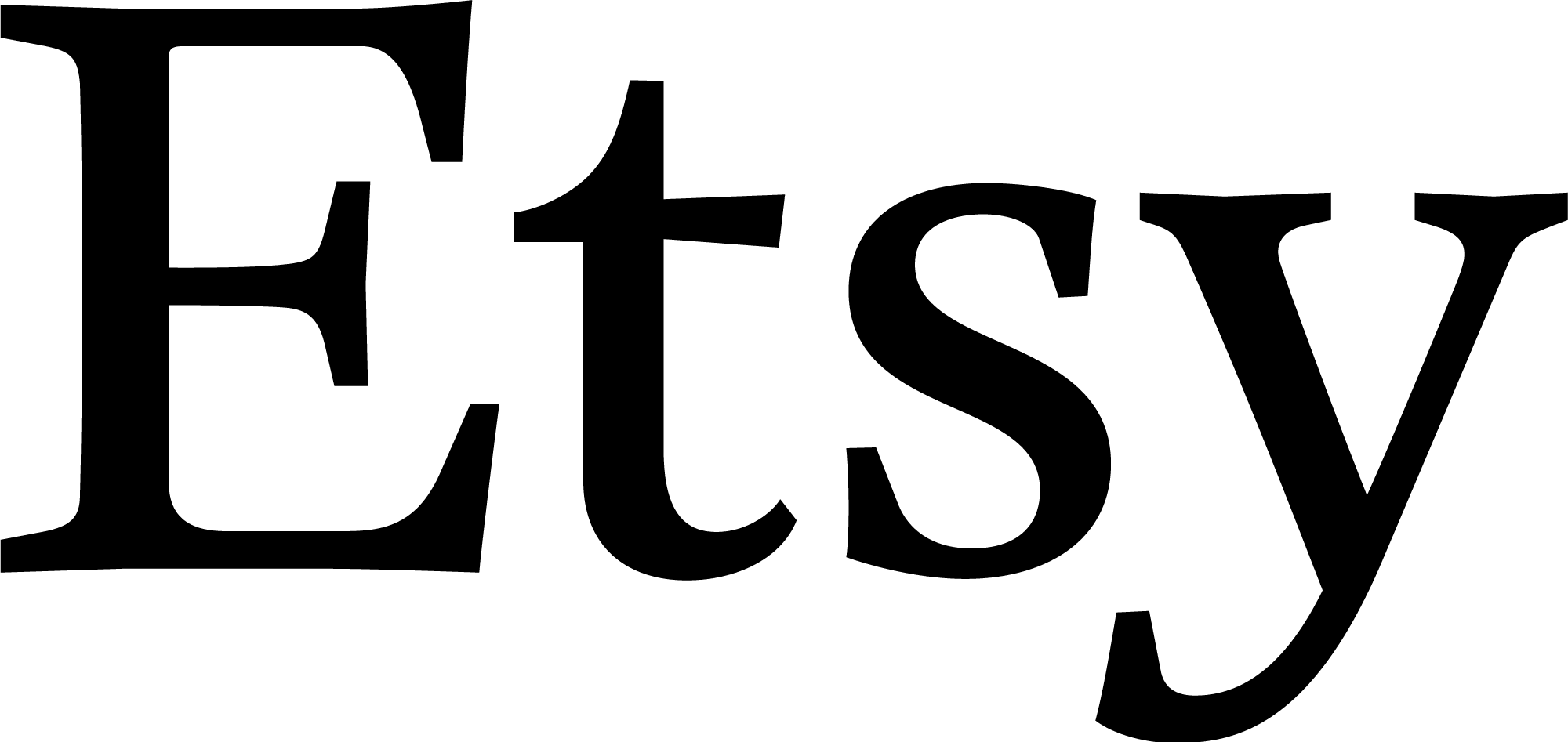 black etsy logo