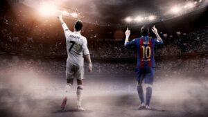 Ronaldo and Messi Wallpaper 4K
