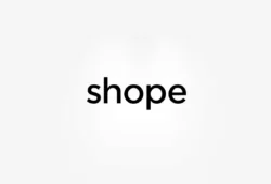 shopee logo black and white