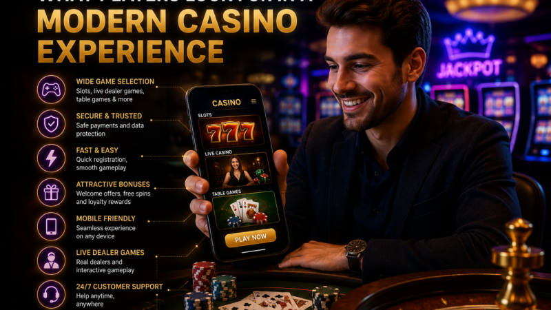 What Players Look for in a Modern Casino Experience