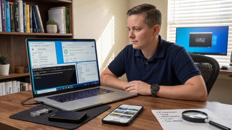 Ways to Check a Downloaded Image File for Safety