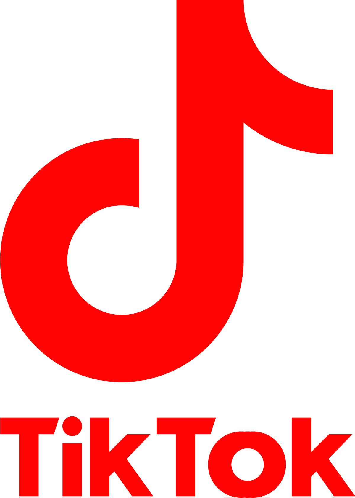 red tiktok logo png