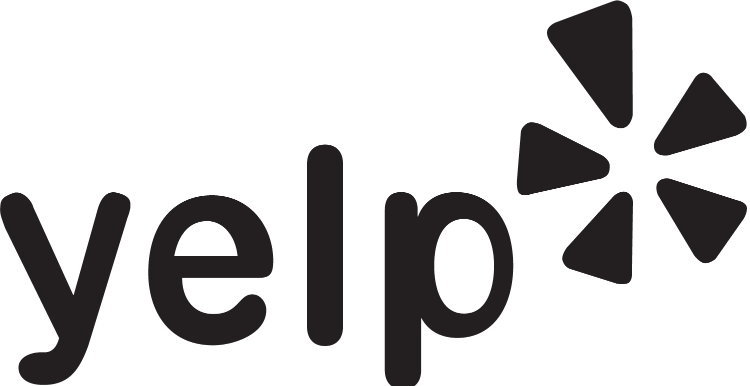 Yelp Logo Black PNG Image title=