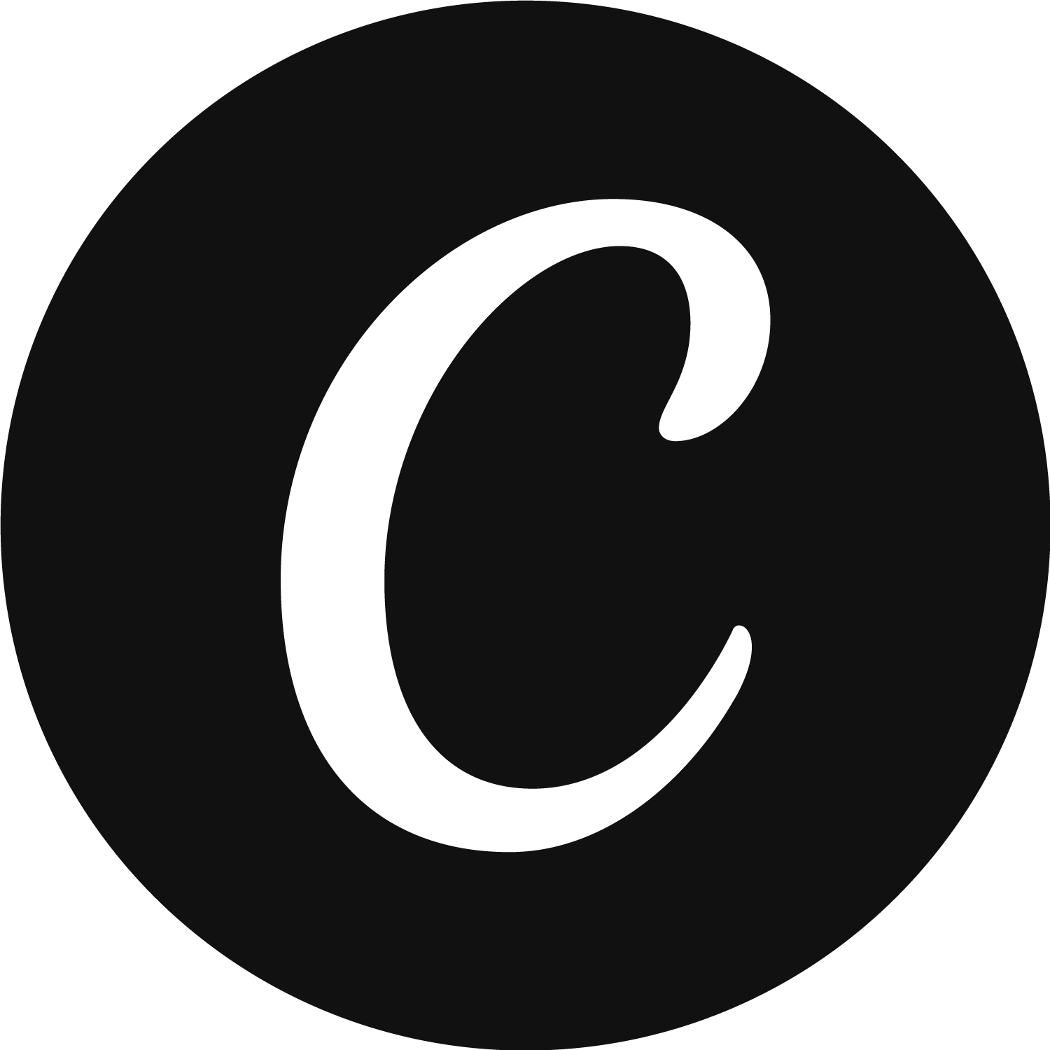 canva black icon