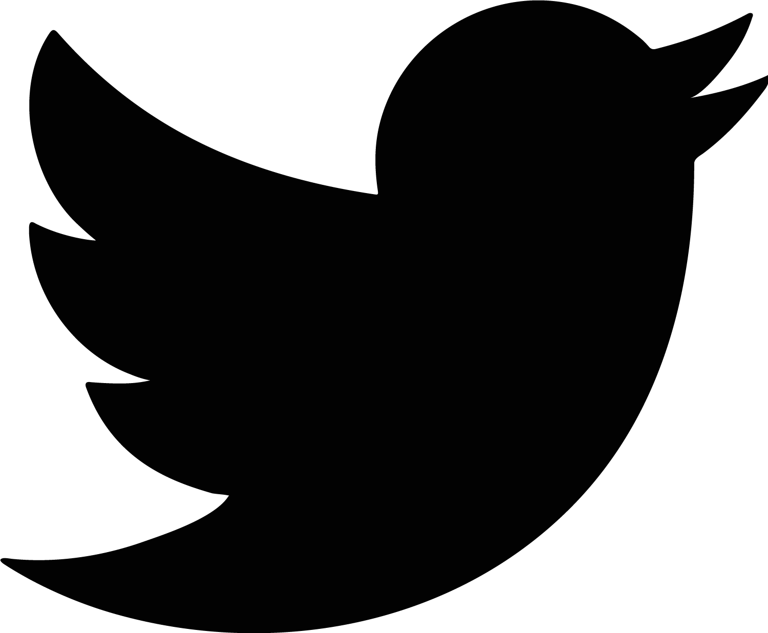twitter logo black