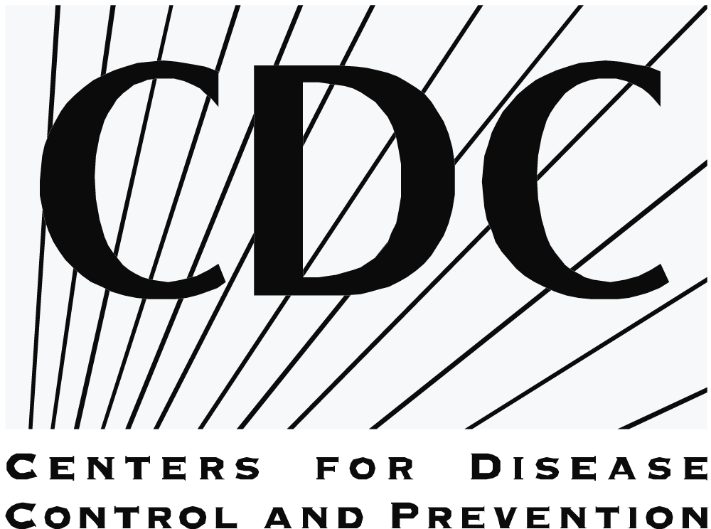 cdc logo black and white