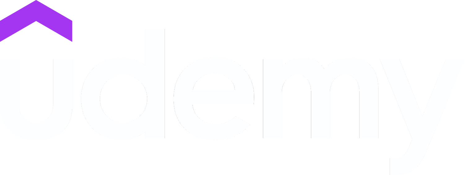 Udemy Logo White title=