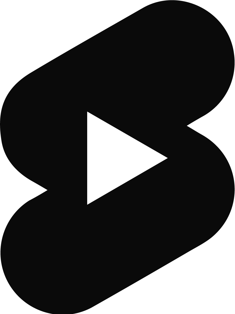 youtube shorts logo black