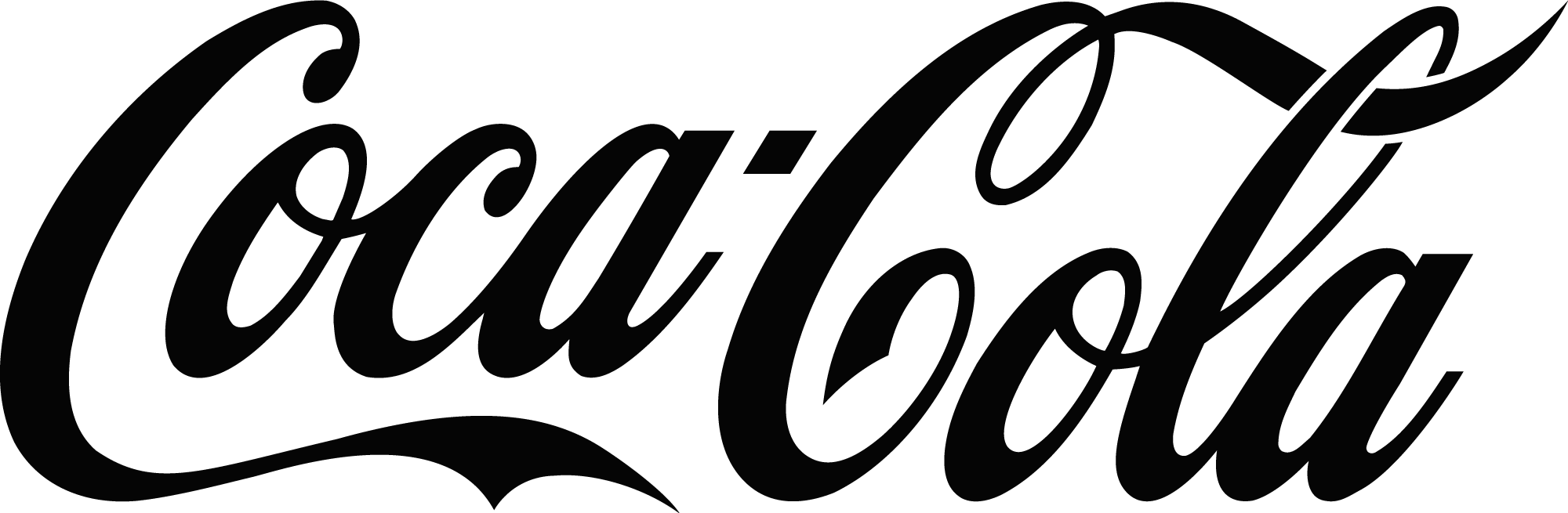 coca cola logo black