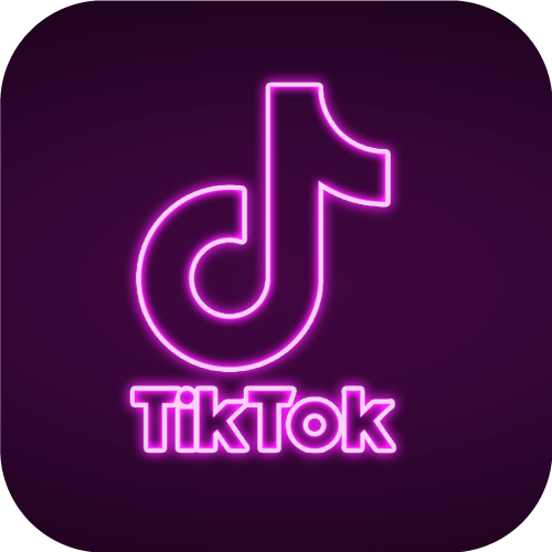 TikTok Logo Neon 